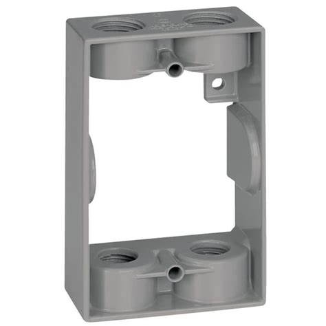 electrical box cover extender|outdoor electrical outlet box extension.